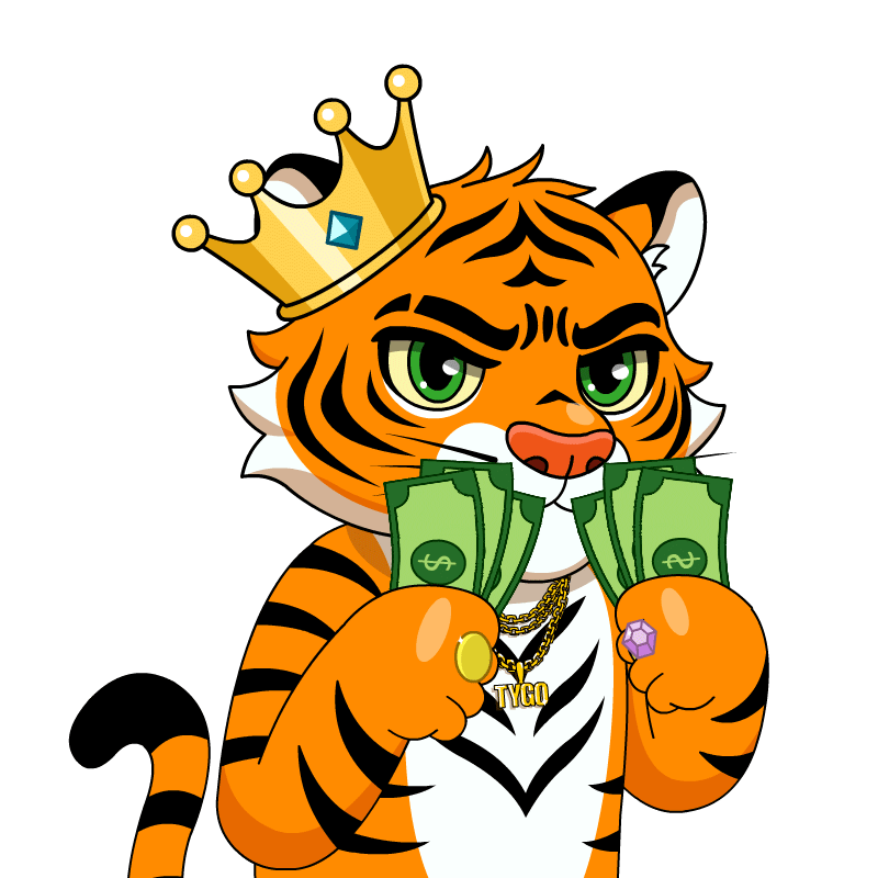 $TYGO mascot waiting